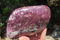 Polished Rubellite Pink Tourmaline Standing Free Form x 1 From Ambatondrazaka, Madagascar