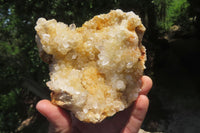 Natural Limonite Quartz Clusters x 3 From Solwezi, Zambia