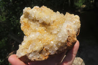 Natural Limonite Quartz Clusters x 3 From Solwezi, Zambia