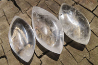 Polished Clear Quartz "Angel Tears" Pendant Pieces x 24 From Madagascar