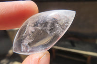 Polished Clear Quartz "Angel Tears" Pendant Pieces x 24 From Madagascar