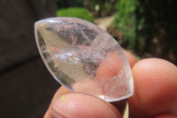 Polished Clear Quartz "Angel Tears" Pendant Pieces x 24 From Madagascar