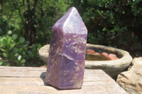 Polished Lepidolite Points x 2 From Madagascar