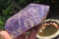 Polished Lepidolite Points x 2 From Madagascar