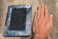 Hand Made Dumortierite Picture Frame in Box - Sold per Item - From Mozambique