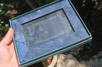 Hand Made Dumortierite Picture Frame in Box - Sold per Item - From Mozambique