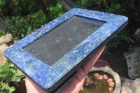 Hand Made Sodalite Picture Frame x 1 From Namibia