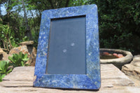 Hand Made Sodalite Picture Frame x 1 From Namibia