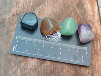 Polished Mixed Box Of 12 Gemstone Pendants - Sold Per Box - From Southern Africa