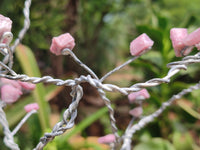 Hand Made Pink Rubellite Tourmaline Copper Wire Wrap Tree x 1 From KwaZulu Natal, South Africa