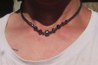 Polished Hematite Beaded Chocker - Sold Per Item - From Southern Africa