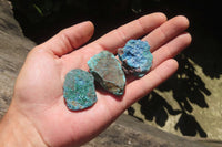 Natural Shattuckite Cobbed Specimens x 2.3 Kg Lot From Namibia