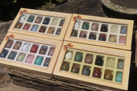 Polished Mixed Box Set of 12 Gemstone Eggs - Sold Per Box - From Southern Africa