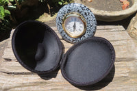 Polished Classic Snowflake Obsidian Alarm Clock - Sold Per Item - From Mexico