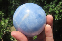 Polished Blue Calcite  Spheres - Sold per Item - From Madagascar