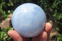 Polished Blue Calcite  Spheres - Sold per Item - From Madagascar