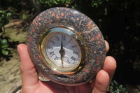 Polished Classic Snakeskin Rhyolite Jasper Alarm Clock - Sold Per Item - From Australia