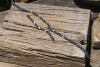 Polished Hematite and Freshwater Pearl Triple Twisted Beaded Necklace and Bracelet Set - Sold Per Item - From Southern Africa