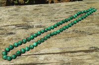 Hand Made Flower Malachite Necklaces x 2 From Congo