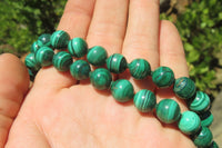 Hand Made Flower Malachite Necklaces x 2 From Congo