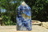 Polished Sodalite Points x 2 From Namibia