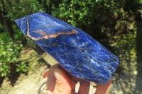 Polished Sodalite Points x 2 From Namibia