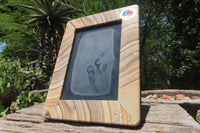 Hand Made Picture Stone Picture Frame x 1 From Namibia