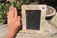 Hand Made Picture Stone Picture Frame x 1 From Namibia