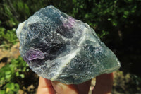 Natural Watermelon Fluorite Cobbed Specimens x 9 From Uis, Namibia