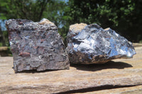 Natural Silver Lead Galena Specimens x 12 From Namibia