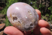 Polished Flower Agate Palm Stones x 12 From Madagascar