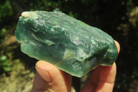 Natural Emerald Mtorolite Plates x 6 From Mutorashanga, Zimbabwe