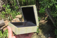 Hand Made Stone Jewellery Box x 1 From Southern Africa