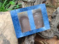 Hand Made Dumortierite Jewellery Box x 1 From Mozambique