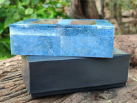 Hand Made Dumortierite Jewellery Box x 1 From Mozambique