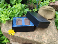 Hand Made Dumortierite Jewellery Box x 1 From Mozambique