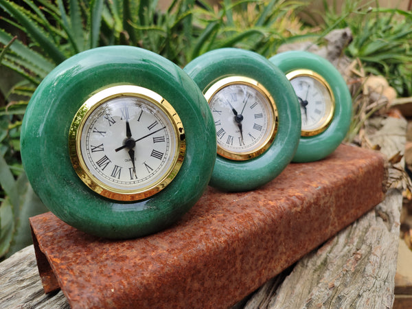 Polished Aventurine Alarm Clock - Sold Per Item - From Zimbabwe