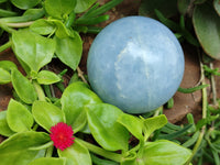 Polished Blue Calcite Spheres x 7 From Madagascar