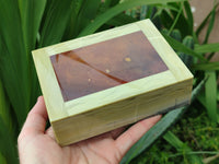 Hand Made Stone Jewellery Box x 1 From South Africa