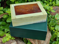 Hand Made Stone Jewellery Box x 1 From South Africa