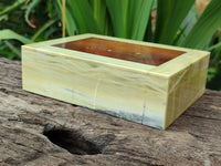 Hand Made Stone Jewellery Box x 1 From South Africa