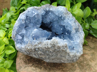 Natural Celestite Geode Specimen x 1 From Sakoany, Madagascar