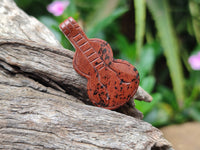 Polished Mixed Set Of 12 Gemstone Guitar Pendants - Sold Per Box - From Southern Africa