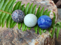 Polished Mixed Box Set of 12 Mini Gemstone Sphere - Sold Per Box - From World