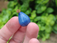 Polished Mixed Box Set of 12 Mini Gemstone Teardrop Pendants with Gold Clasp - Sold Per Box - From World