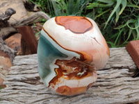 Polished Polychrome Jasper Standing Free Form x 1 From Madagascar