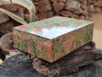 Hand Made Unakite Jewellery Box - Sold per Item - From South Africa