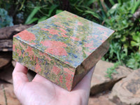 Hand Made Unakite Jewellery Box - Sold per Item - From South Africa