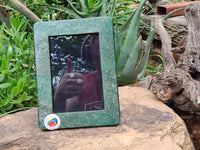 Hand Made Fuchsite Picture Frame x 1 From Zimbabwe