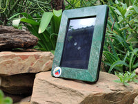 Hand Made Fuchsite Picture Frame x 1 From Zimbabwe